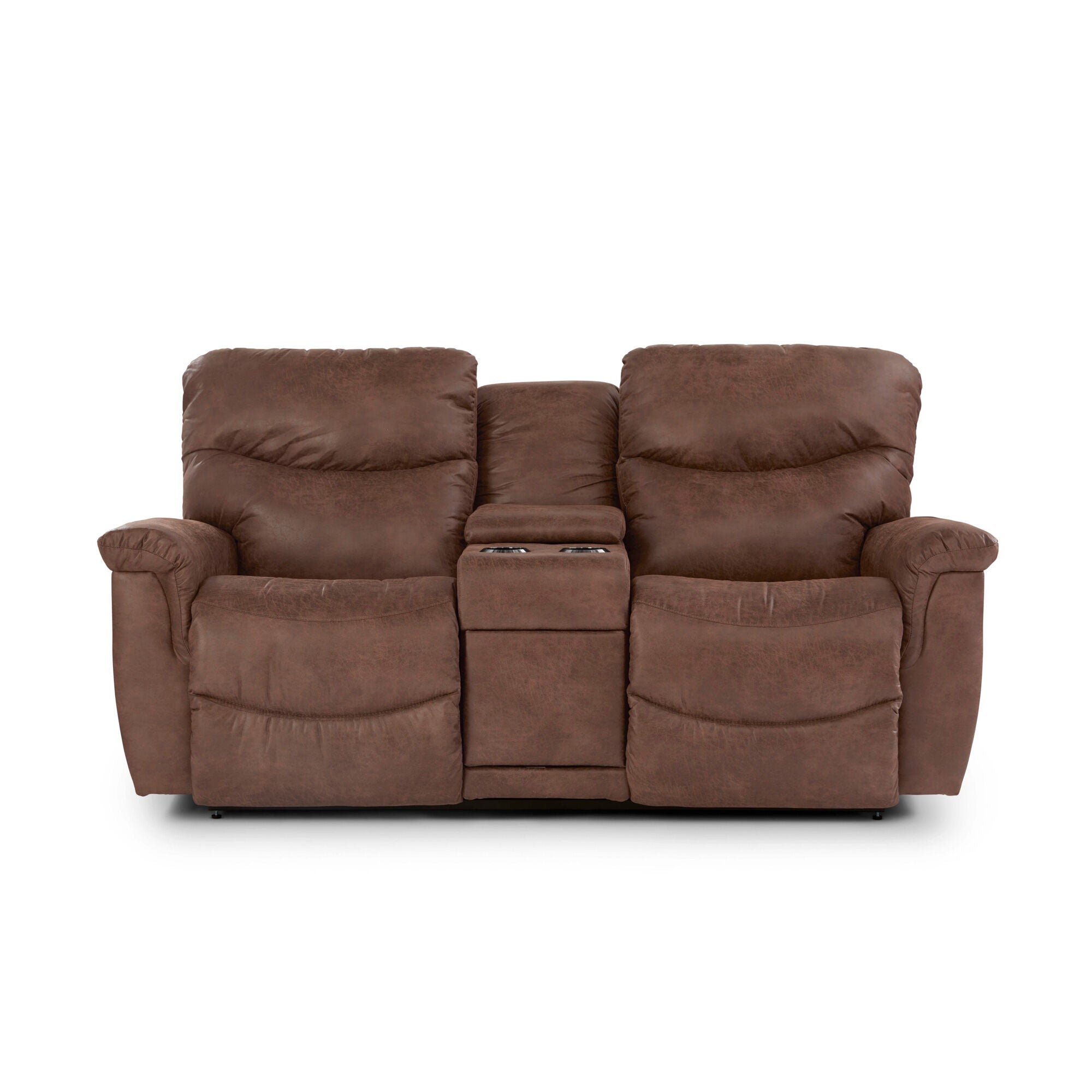 James Reclining Loveseat With Console