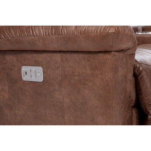 James Power Plus Reclining Console Loveseat