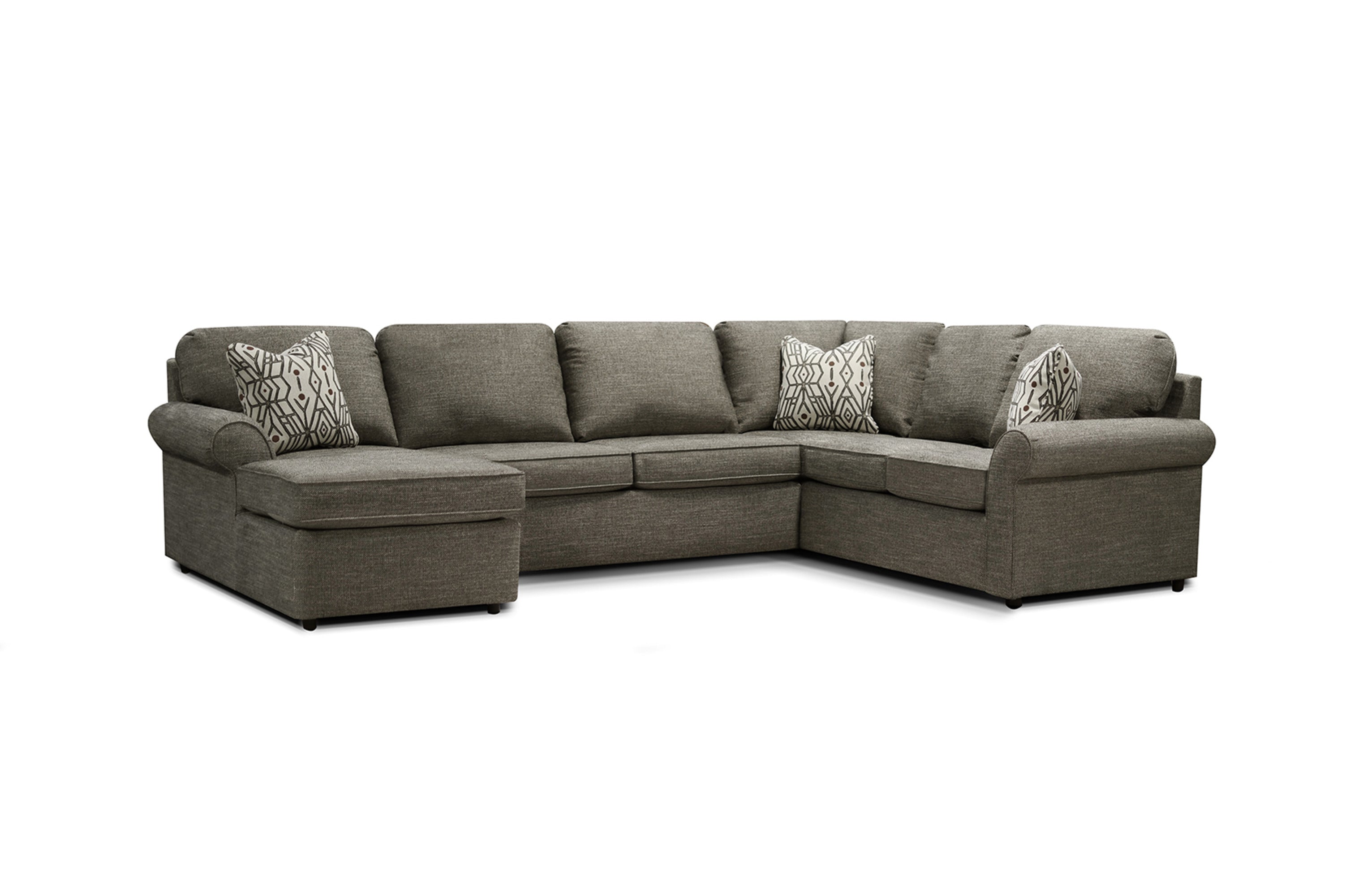 Burke 3 Piece Left Chaise Sectional