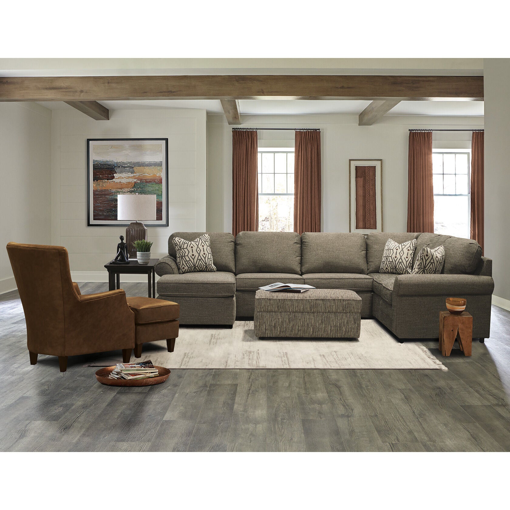 Slumberland Burke Storage Ottoman