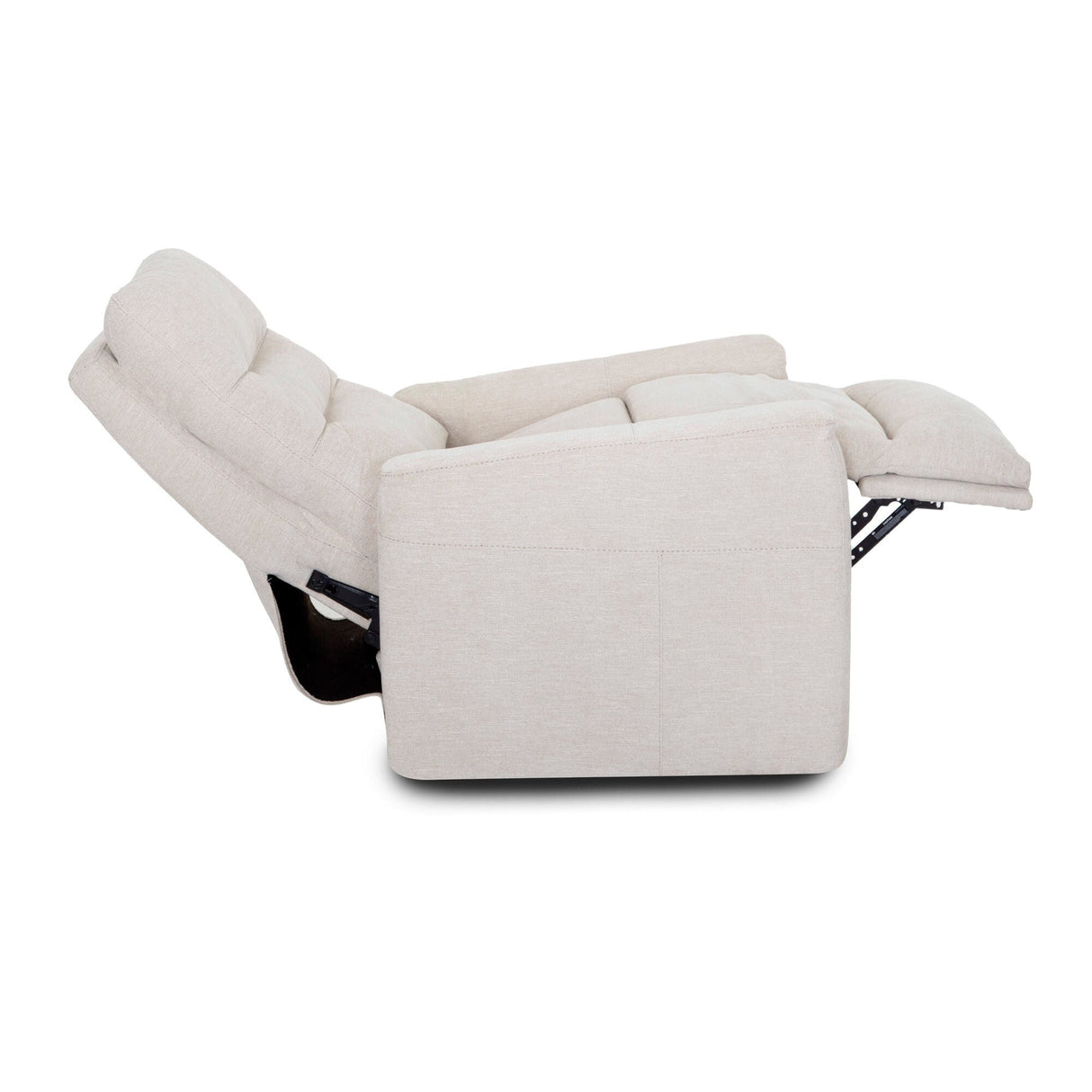Extended view 2 of Shale Linen Lift Chair Recliner