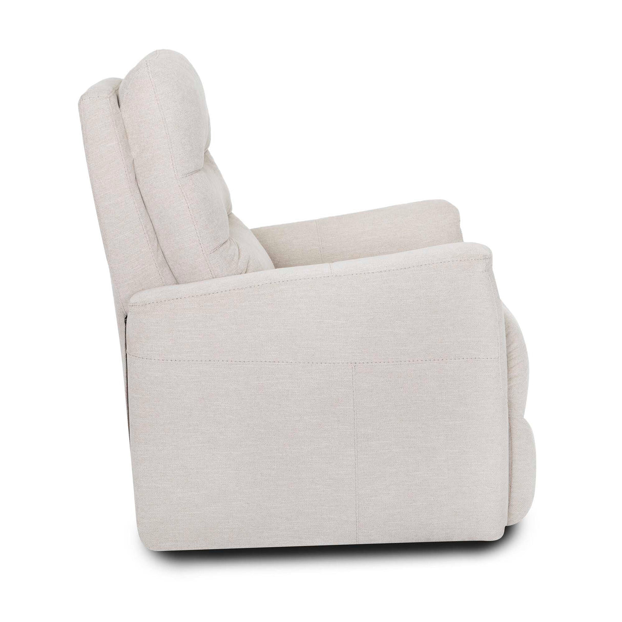 Left side view of Shale Linen Lift Chair Recliner