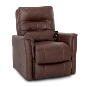 Front left view of Shale Taupe Lift Chair Recliner