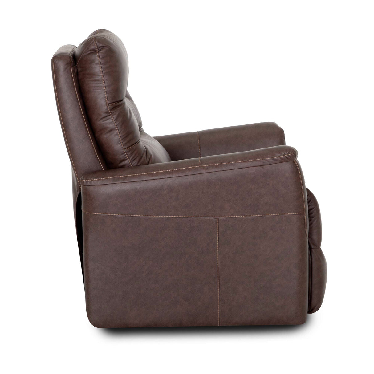 Left side view of Shale Taupe Lift Chair Recliner