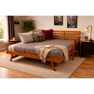 A room setting featuring Boho Barbados Daybed with Pop Up Trundle