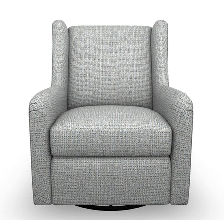 Brianna Gray Swivel Glide Chair QK1084621