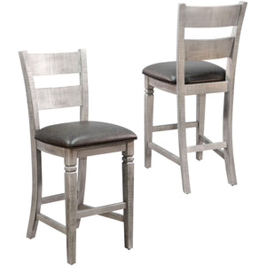 Alpine 30 Inch Ladderback Bar Stool