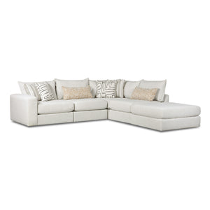 Front right view of Floza 5 Piece Left Arm Sectional