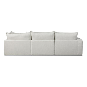Back view of Floza 5 Piece Left Arm Sectional