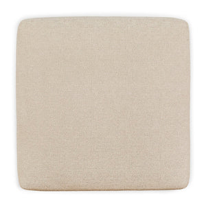 Top view of Edenfield Linen Oversized Accent Ottoman