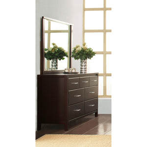 espresso brown dresser Modus Furniture Nevis Seven Drawer Dresser in Espresso (2024)