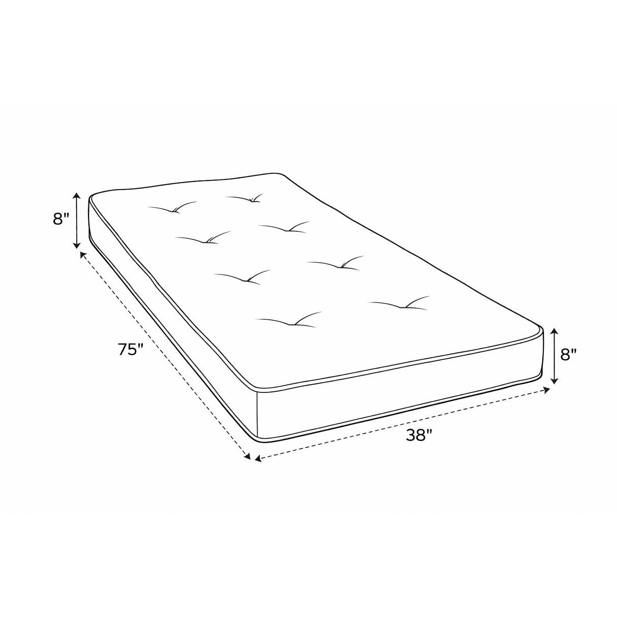Boho Twin Daybed Mattress