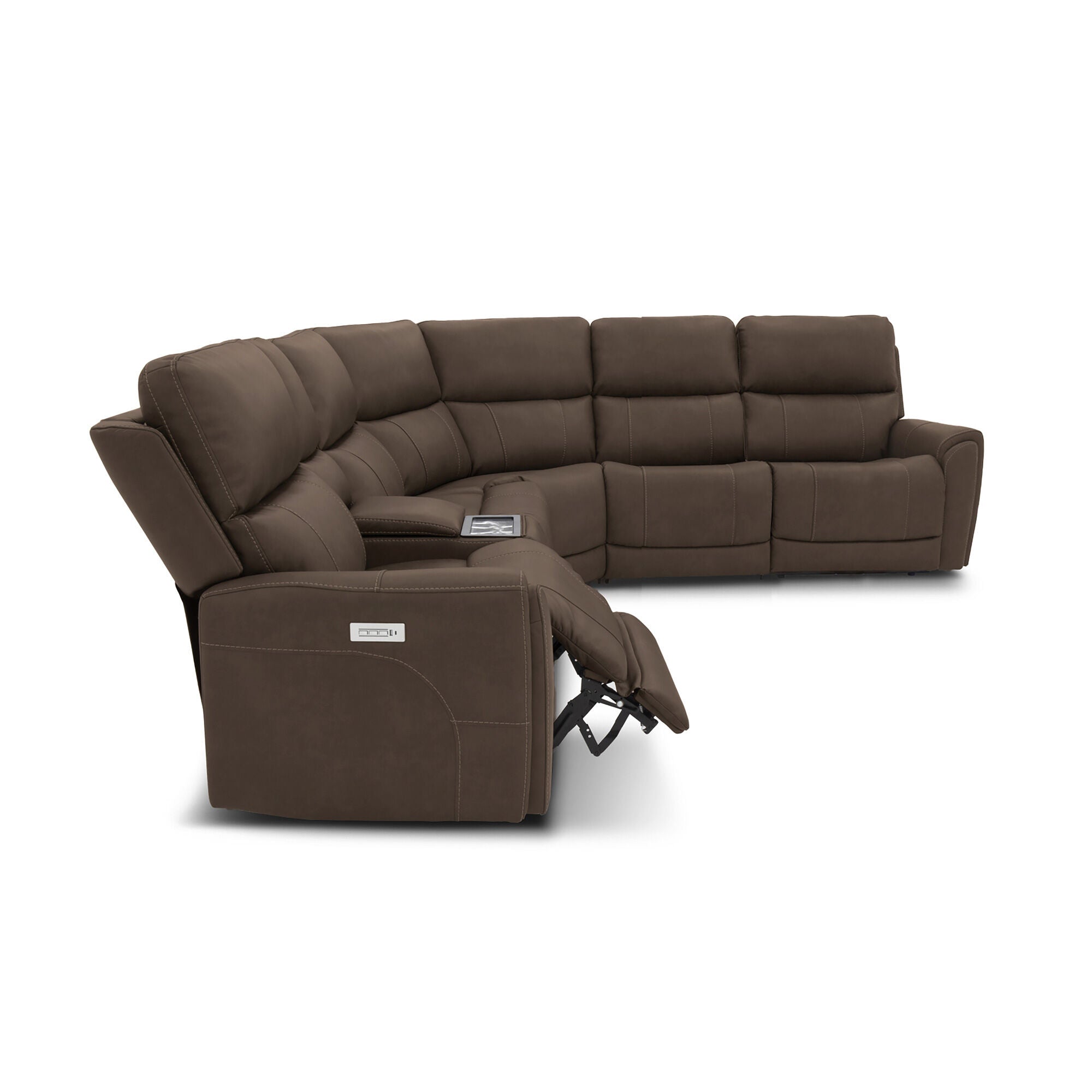 Dylan 6 Piece Sectional with 2 Power Ends and 2 Power Armless