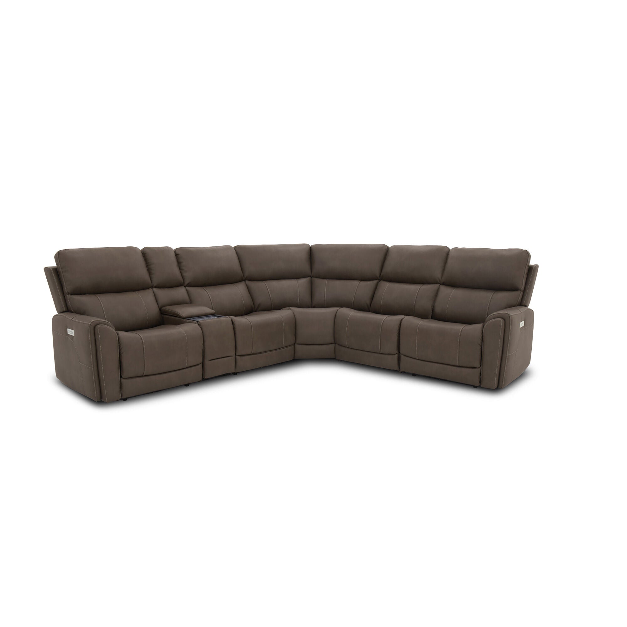 Dylan 6 Piece Sectional with 2 Power Ends and 2 Power Armless