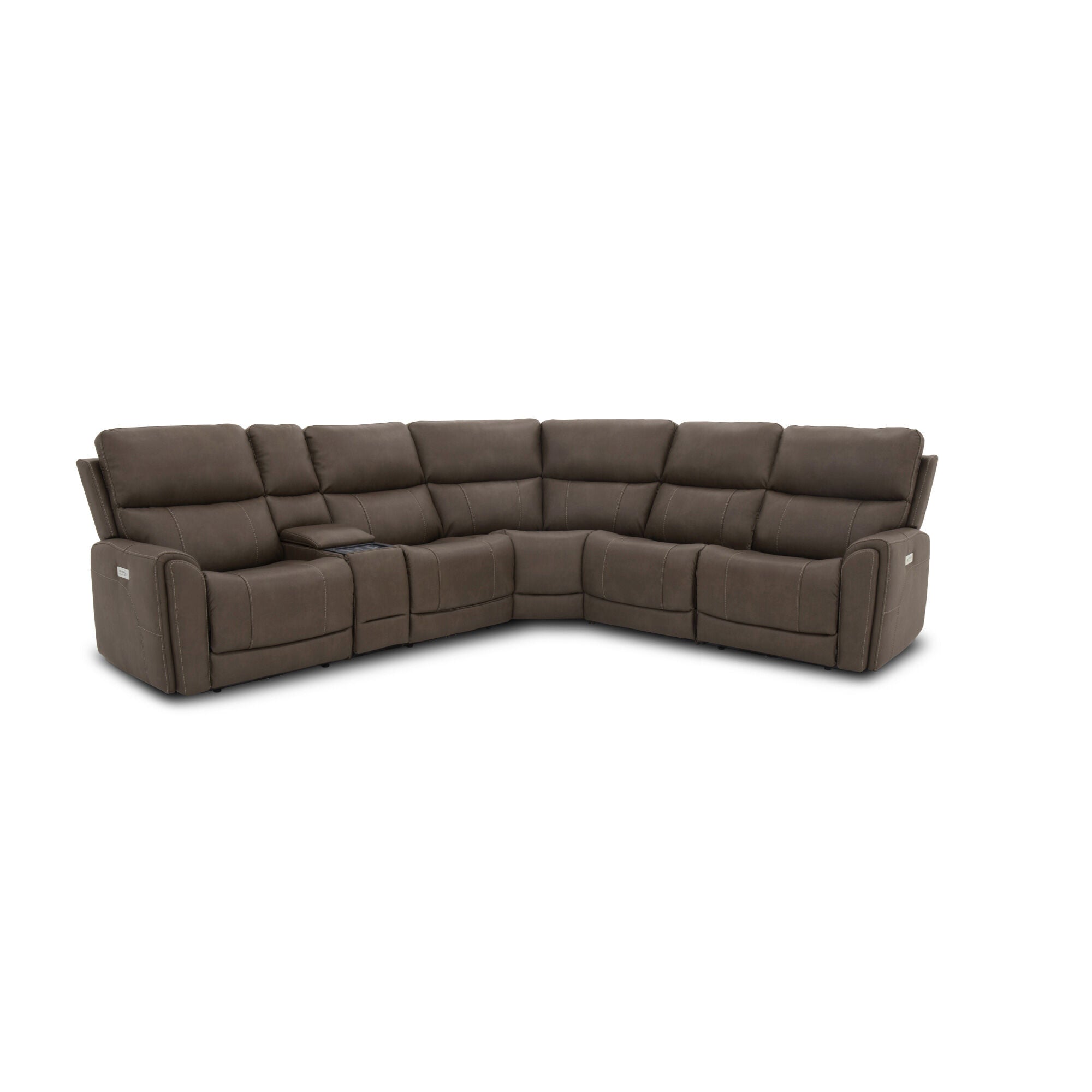 Dylan 6 Piece Sectional with 2 Power Ends and 1 Power Armless