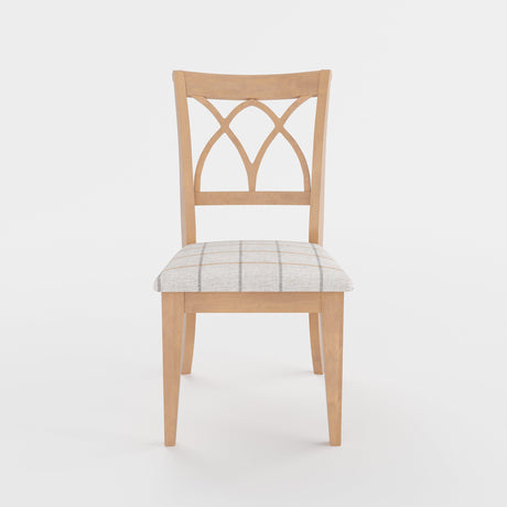 Kirkland Pecan Washed XX Back Upholstered Chair QK1087044