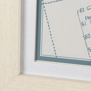 Detail view of Manhattan Map Wall Art