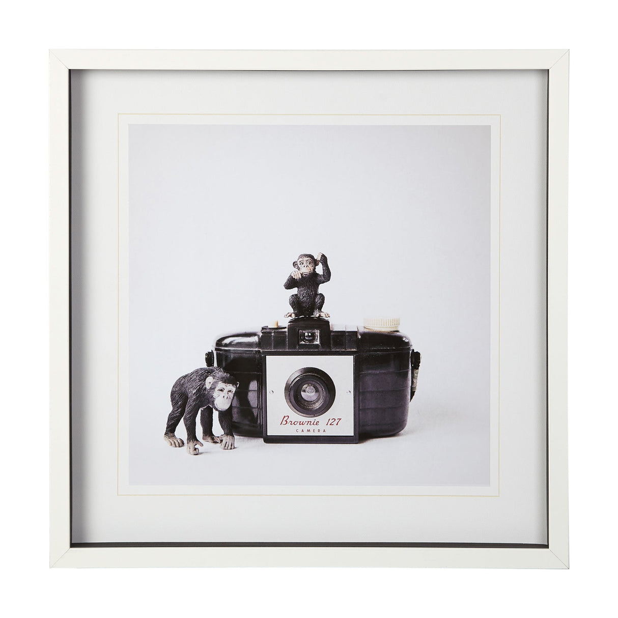 Monkeys Black Wall Art QK1087727