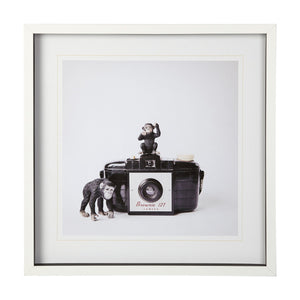 Monkeys Black Wall Art QK1087727