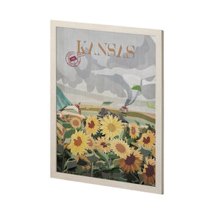 Front right view of Kansas Go Wall Art