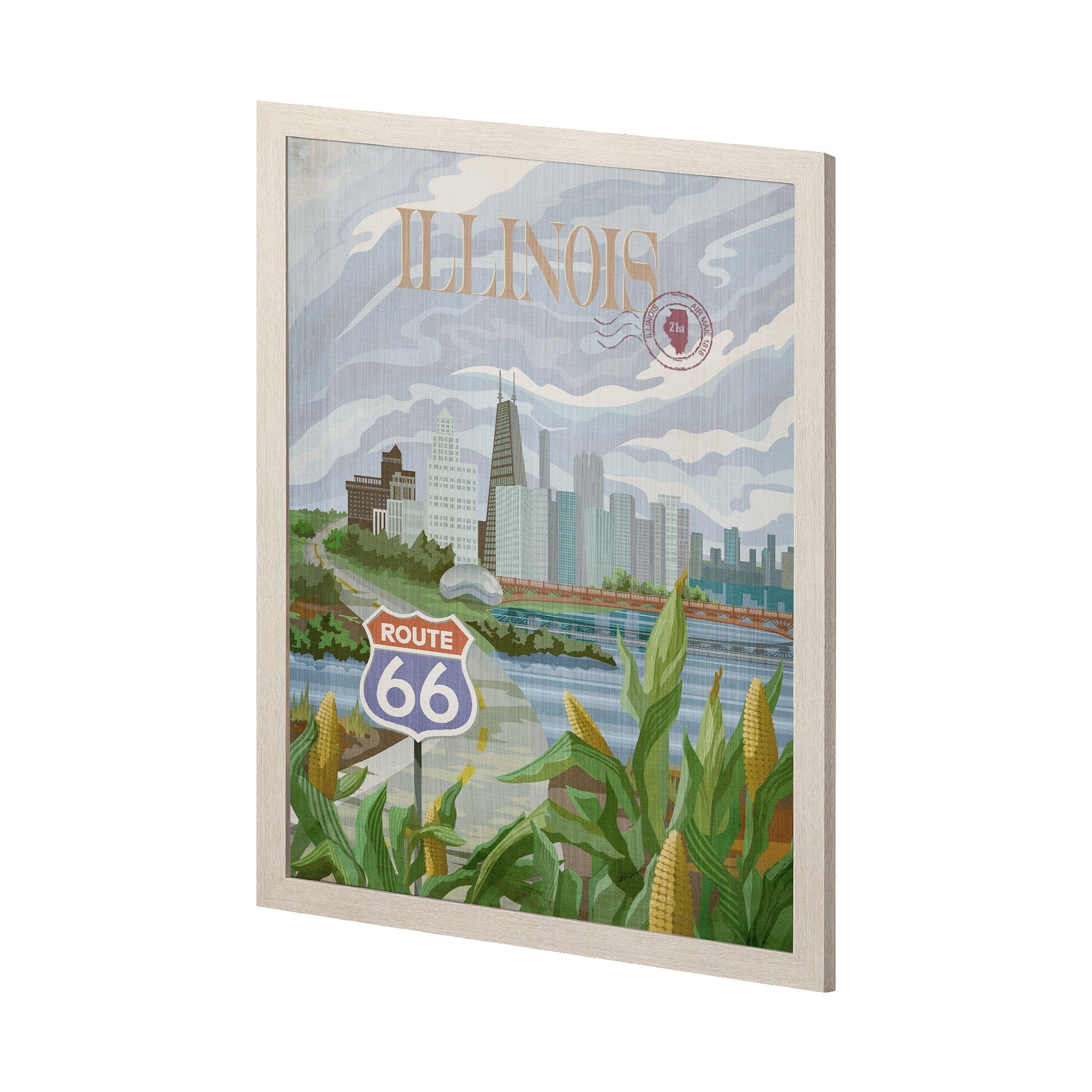 Illinois Go Wall Art - Thumbnail 2