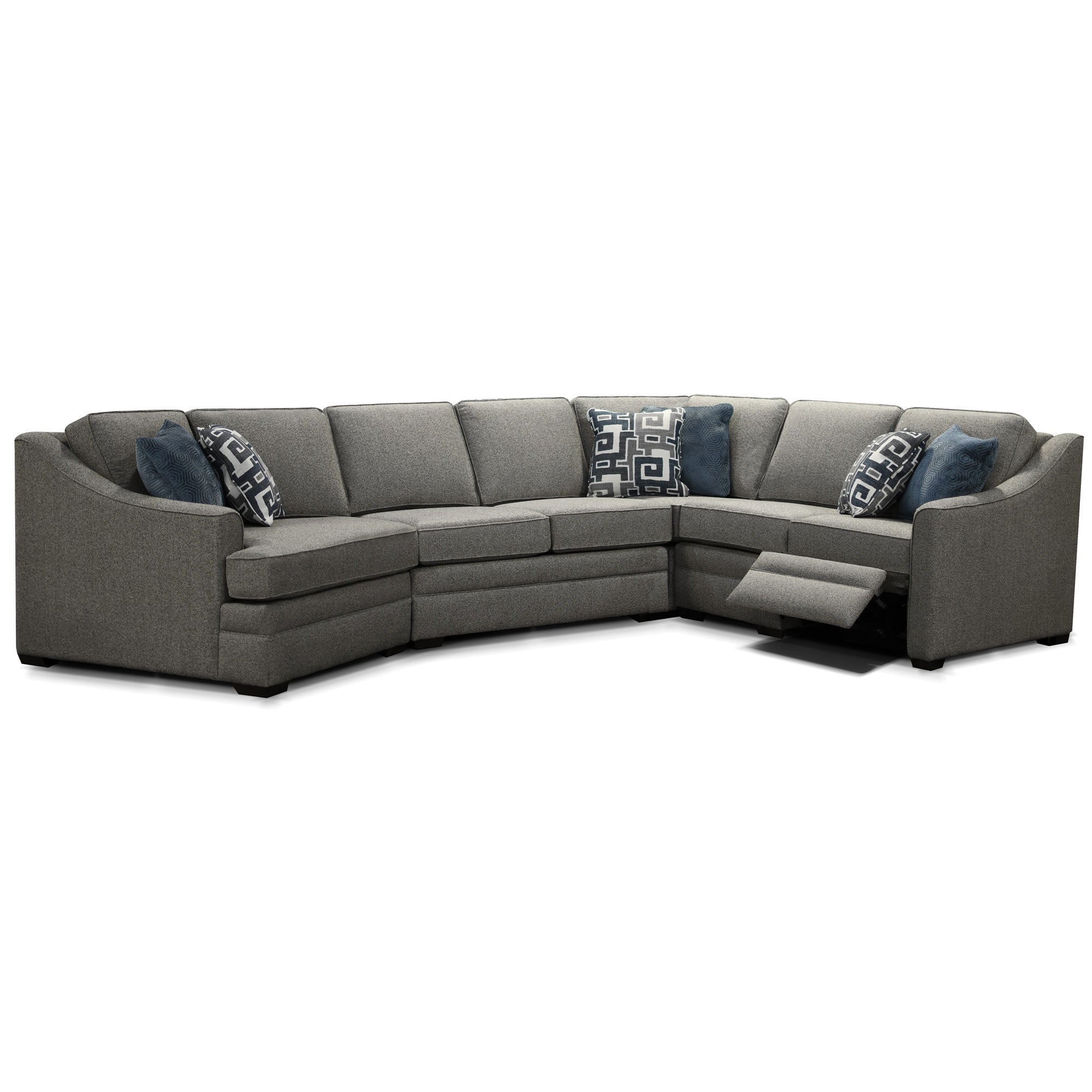 Dimensions by England Monroe Reclining Sectional - Thumbnail 3