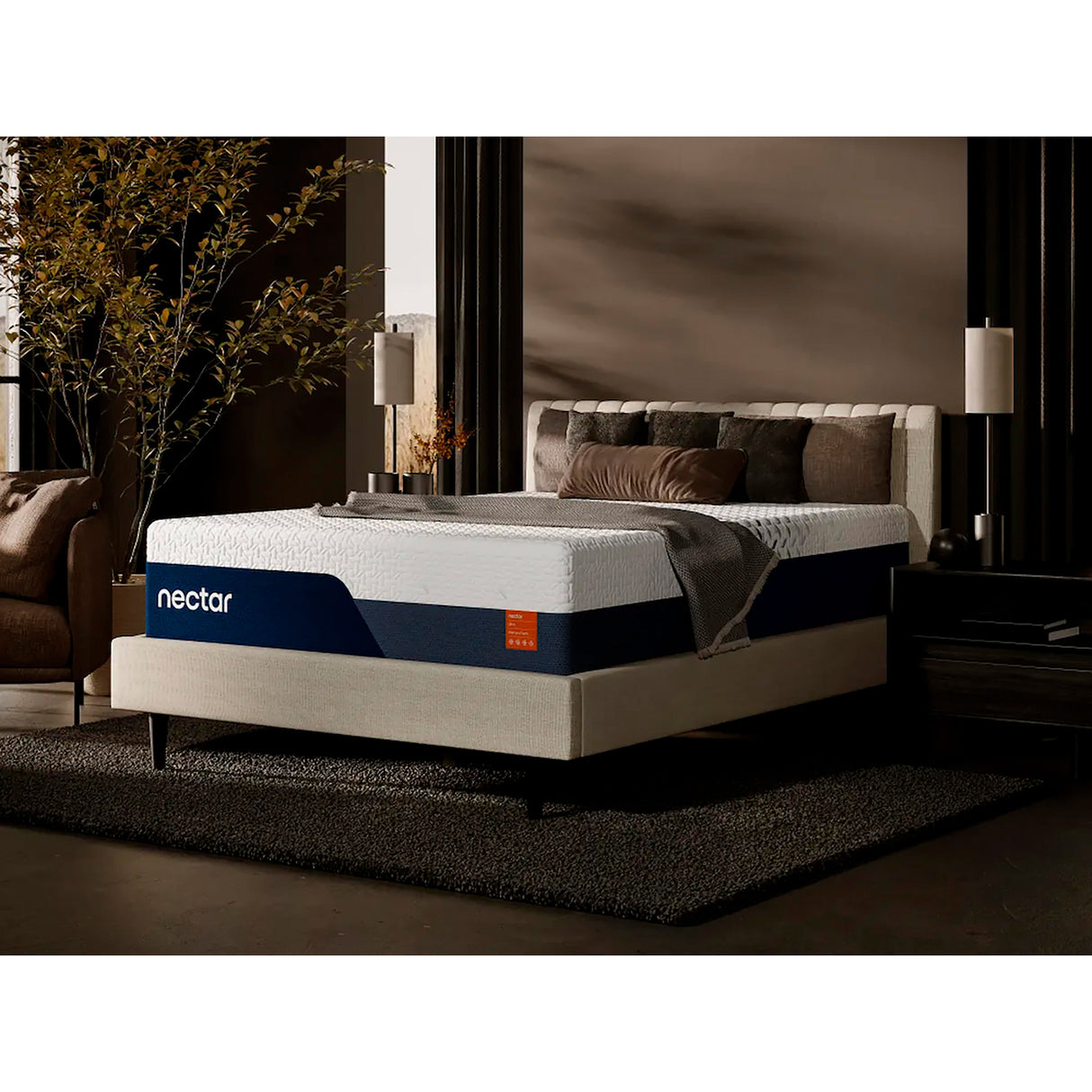 Front right view of Nectar Ultra Twin Mattress