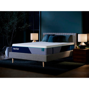 Front right view of Nectar Premier Hybrid Twin XL Mattress