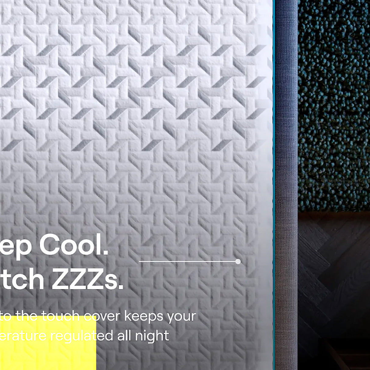 Swatch for the Nectar Premier Hybrid Queen Mattress