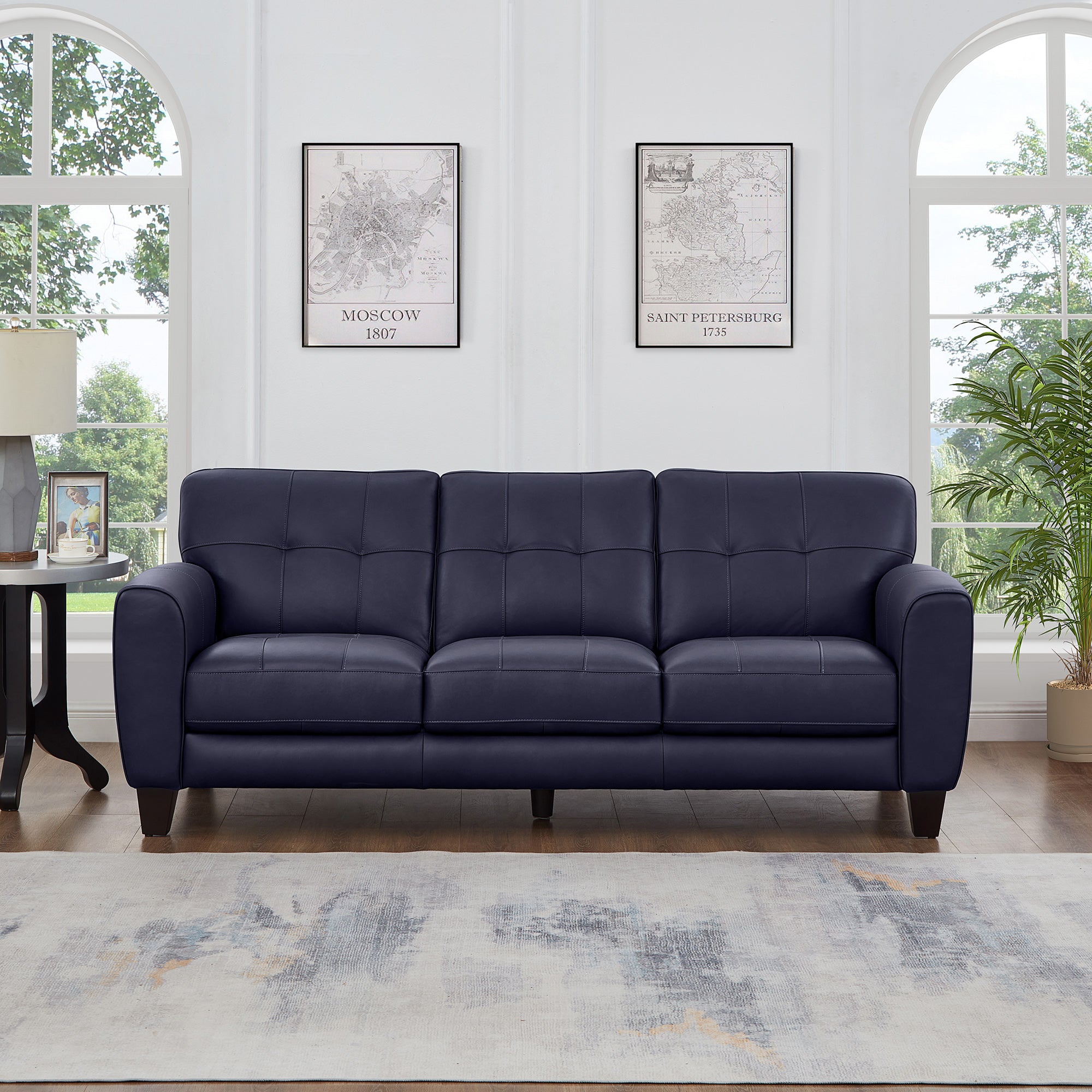 Asher Leather Sofa – Slumberland