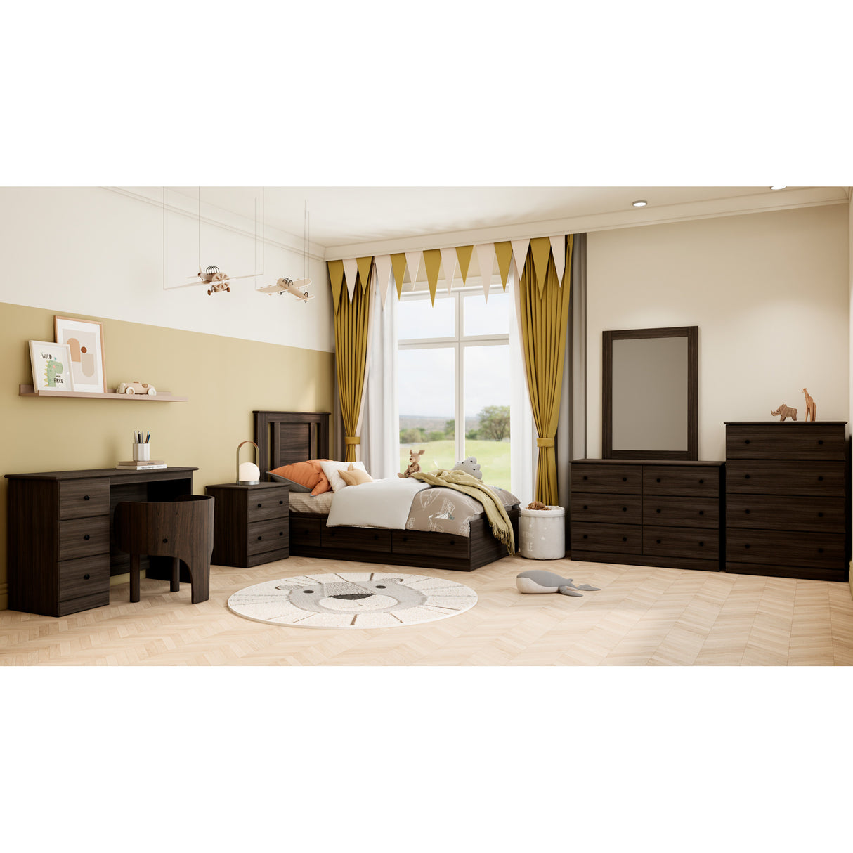 Essentials 45 Inch Dresser - QK1089404_PERD_LF1_RM