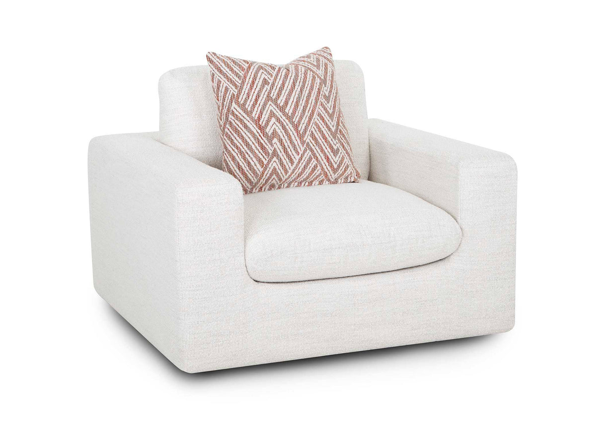 Front left view of Cormic Pearl Chair
