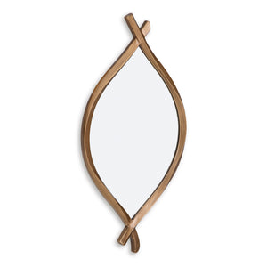 Front right view of Bartner Antique Gold Accent Mirror