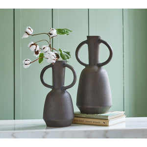 Room setting 2 featuring Aadeen Distressed Brown Small Vase