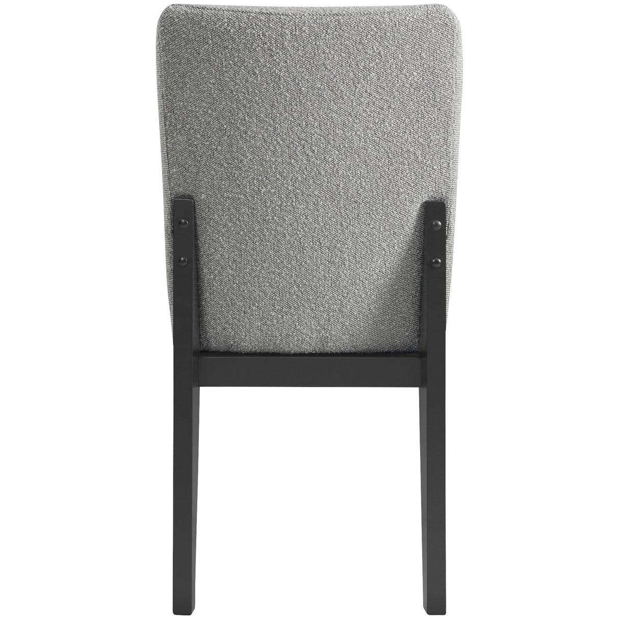 Back view of Portland Black Side Chair