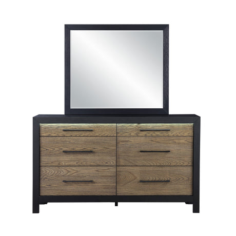 Trenton Black Light Up Dresser QK1090164