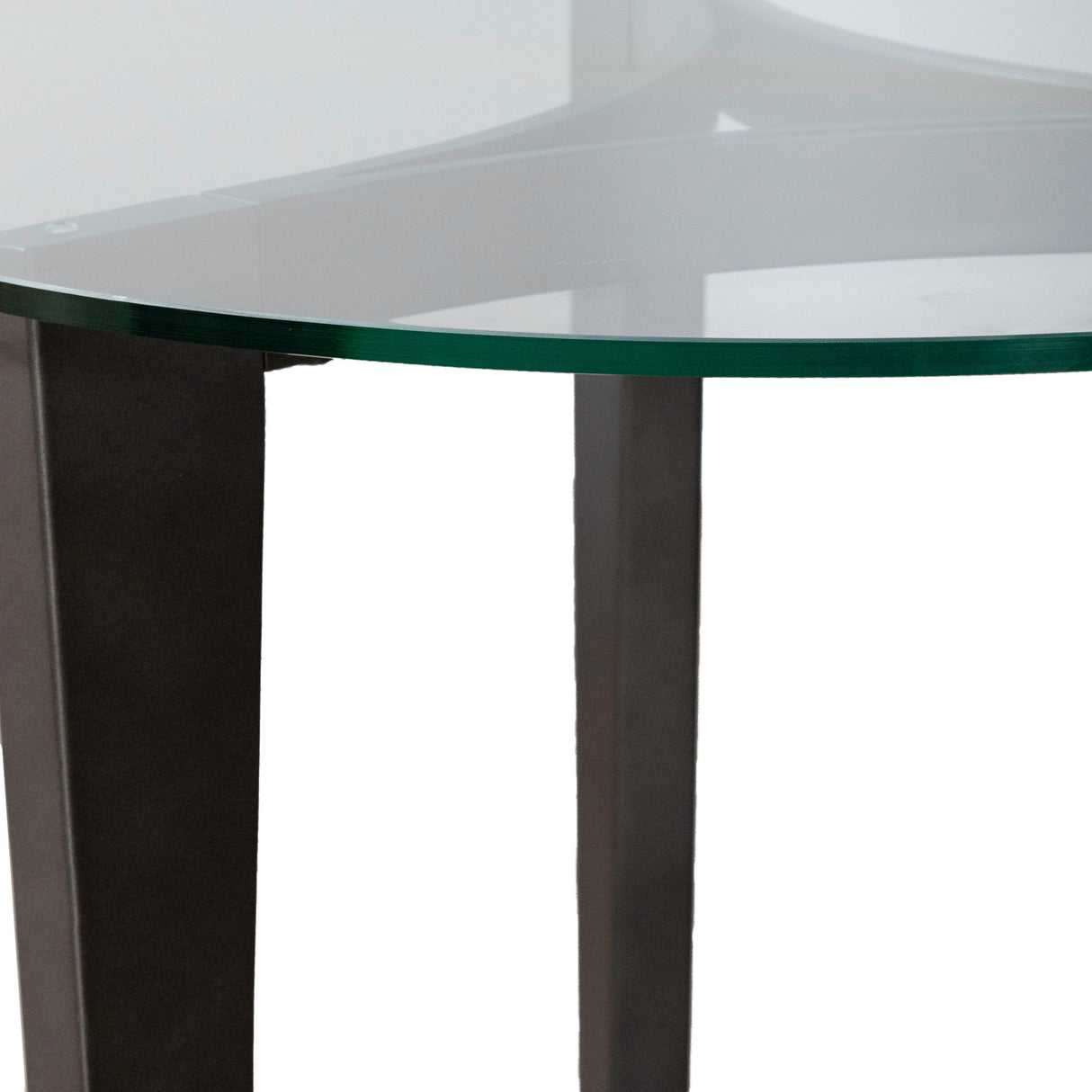 Swatch for the Capri Glass Round End Table