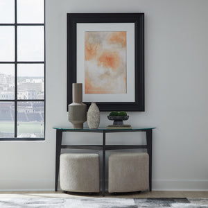 Room setting 2 featuring Capri Glass Sofa Table
