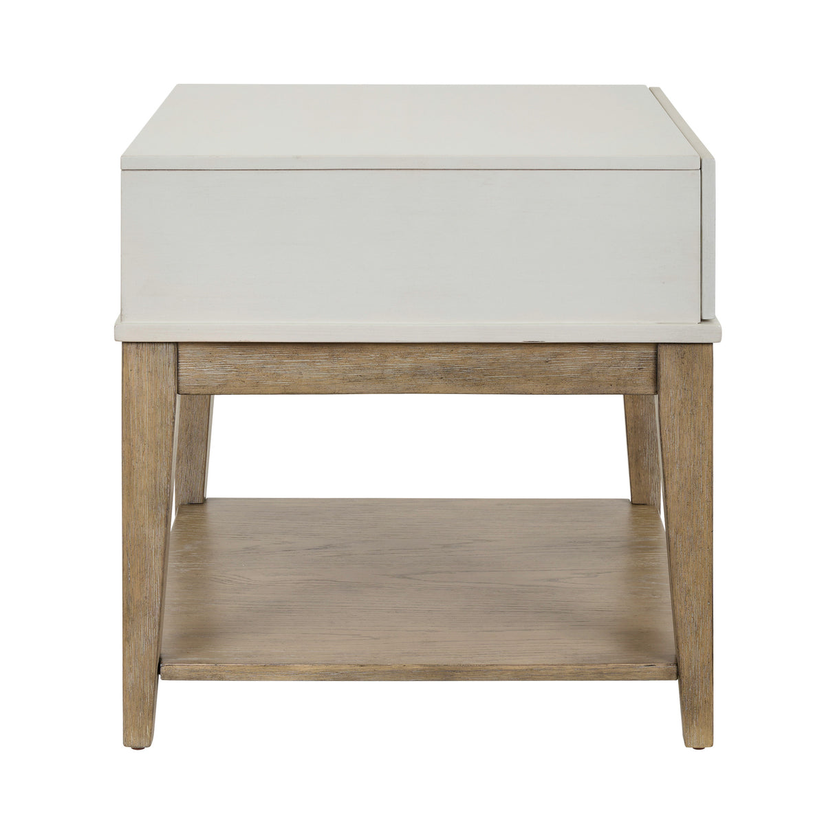 Back view of Berkley Square Linen End Table