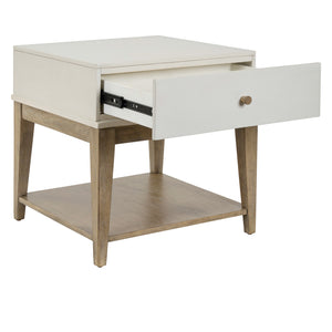 Detail view of Berkley Square Linen End Table