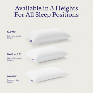 Purple Harmony Low Pillow