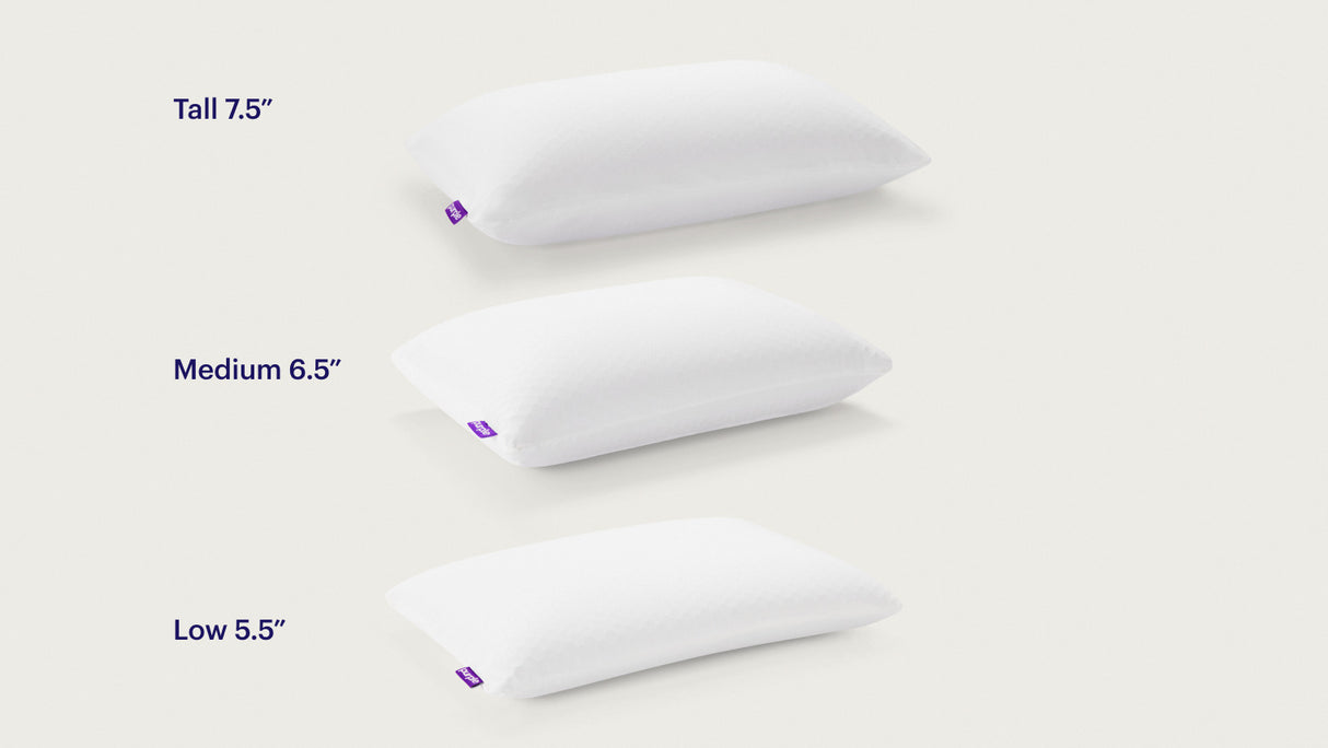 Purple Harmony Low Pillow