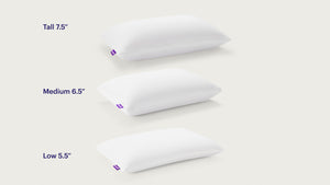 Purple Harmony Low Pillow