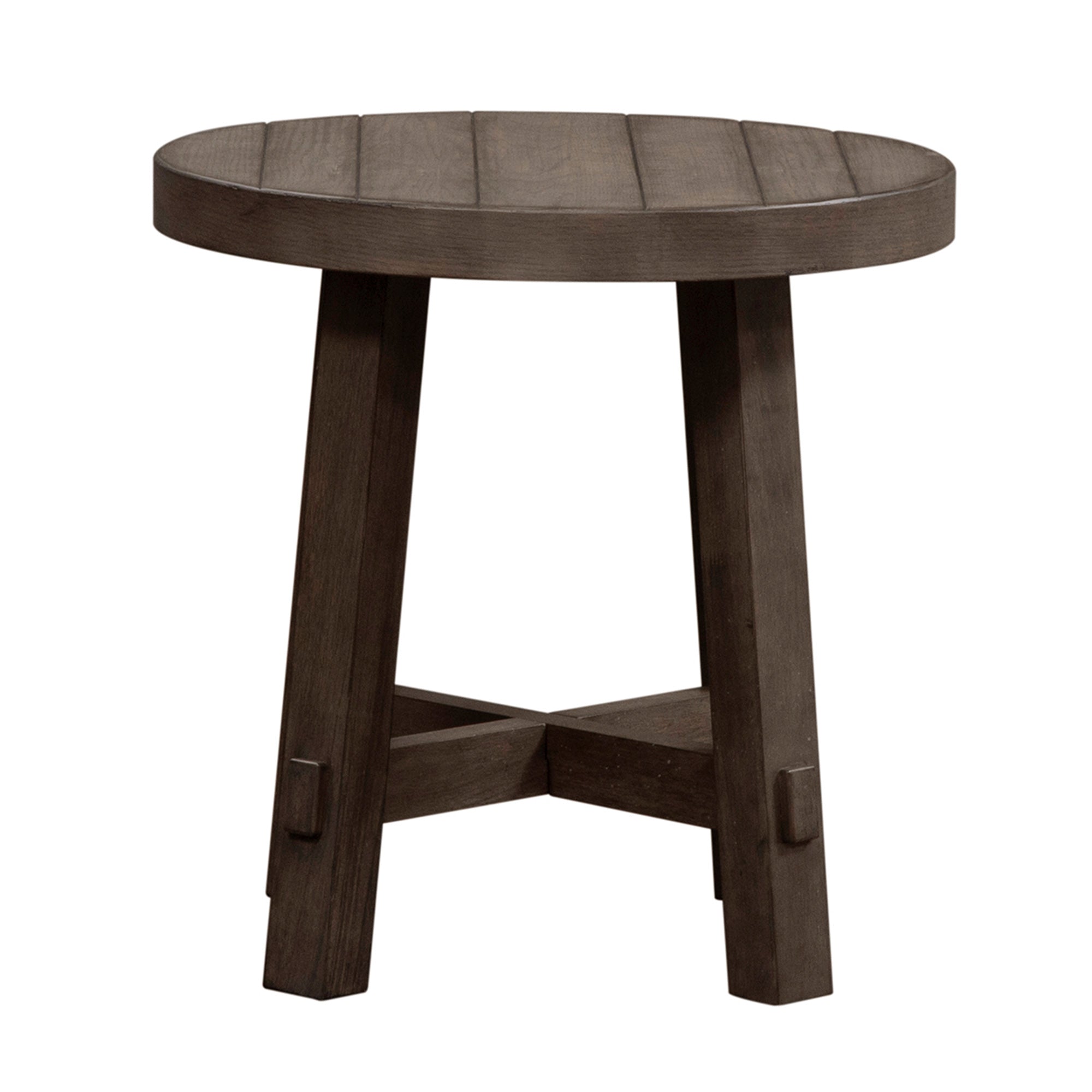 Modern Farmhouse Round End Table