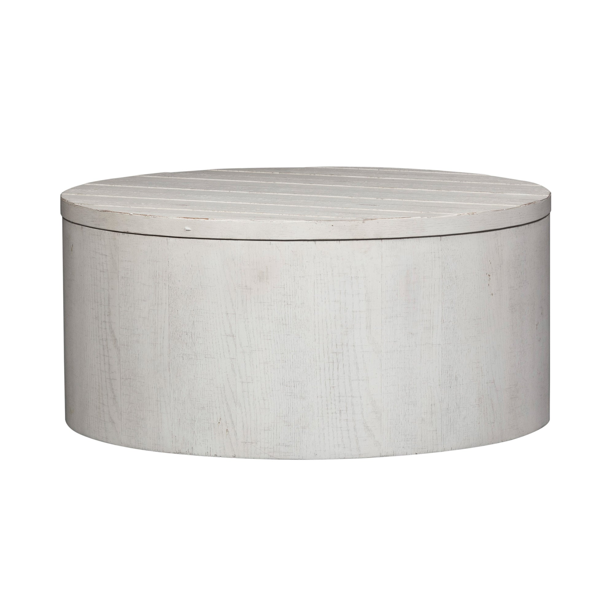 Modern Farmhouse Drum Coffee Table