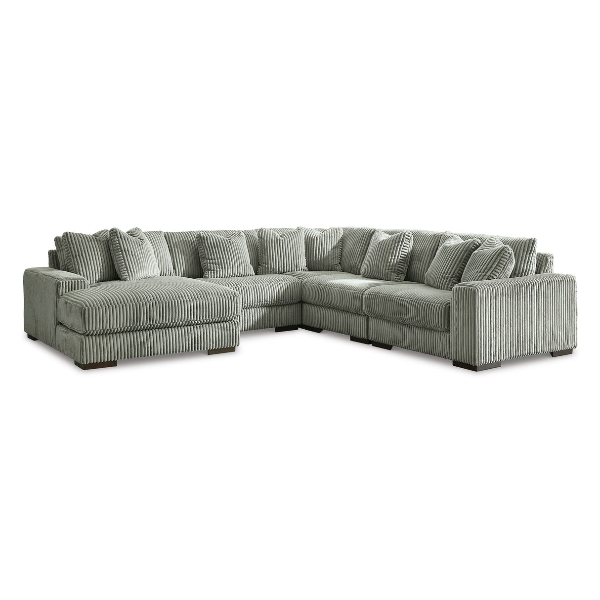 Lindyn 5 Piece Left Chaise Sectional - QK1090744_ASHL_AFR_OL