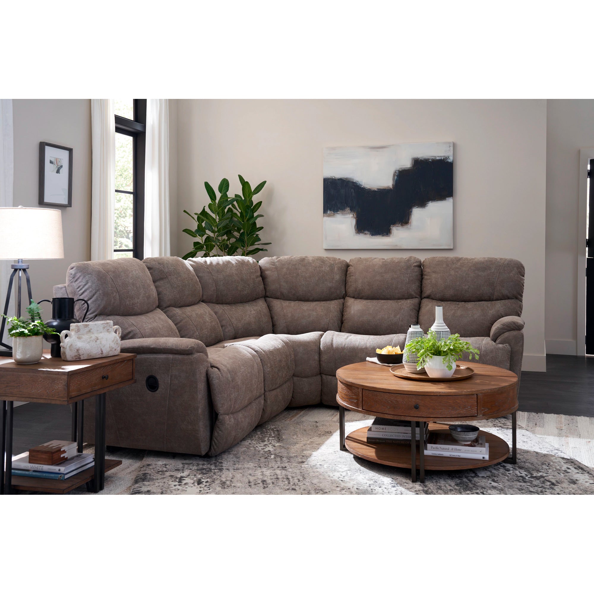 Trouper 3 Piece Reclining Sectional – Slumberland