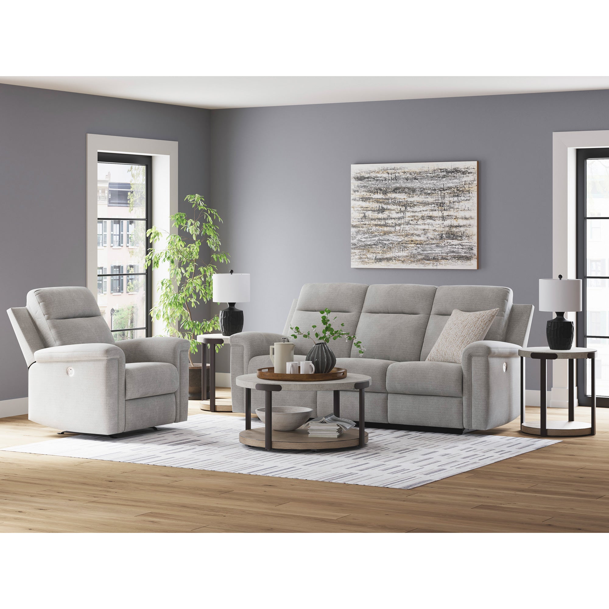 Barnsana Power Reclining Sofa and Power Recliner – Slumberland