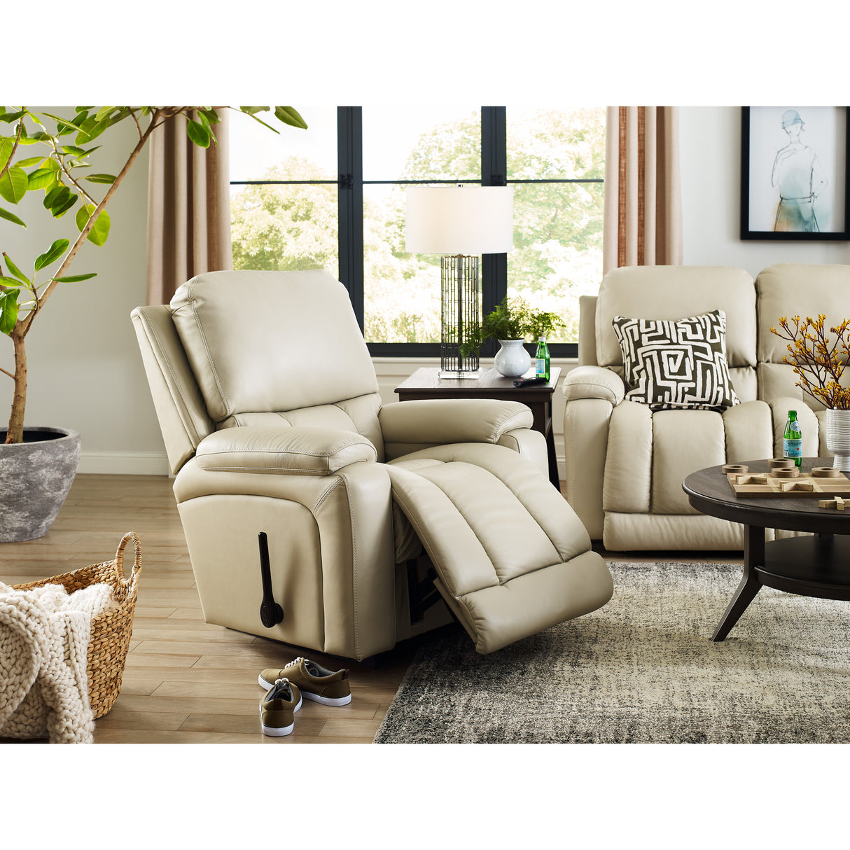 Room setting 3 featuring Greyson Ice Tri-Power Rocker Recliner