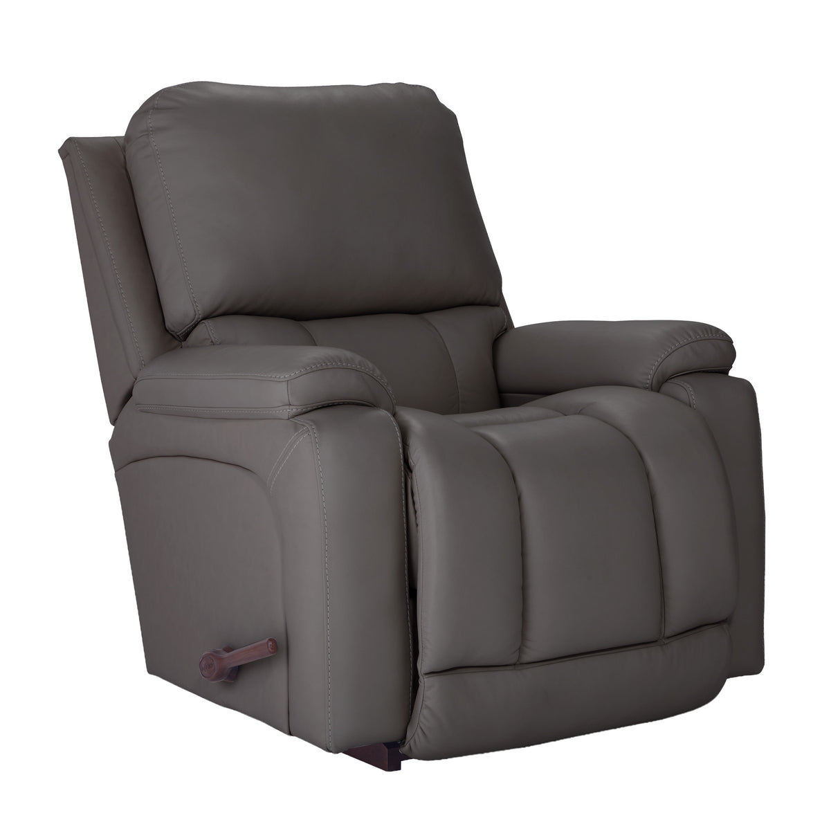 Front right view of Greyson Gray Tri-Power Rocker Recliner